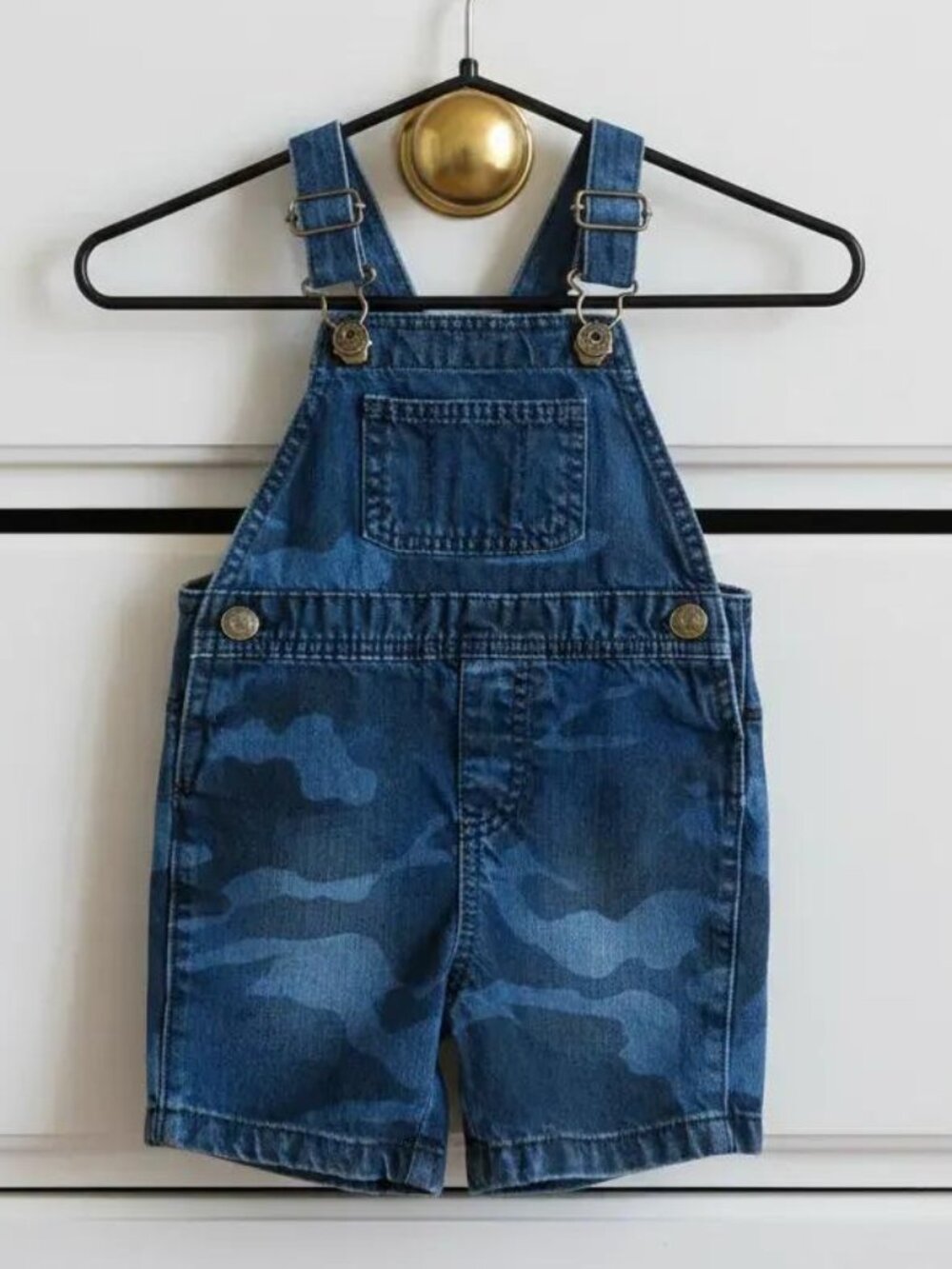 George Camo Denim Shortalls 2T